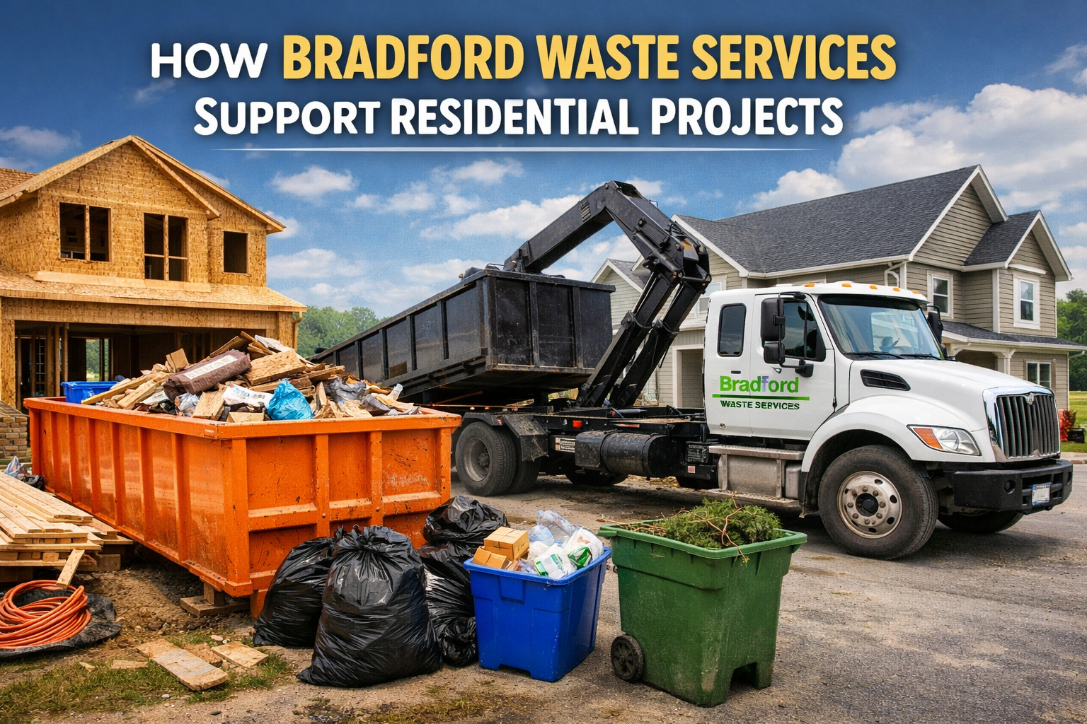 How Bradford Waste Services Support Residential Projects