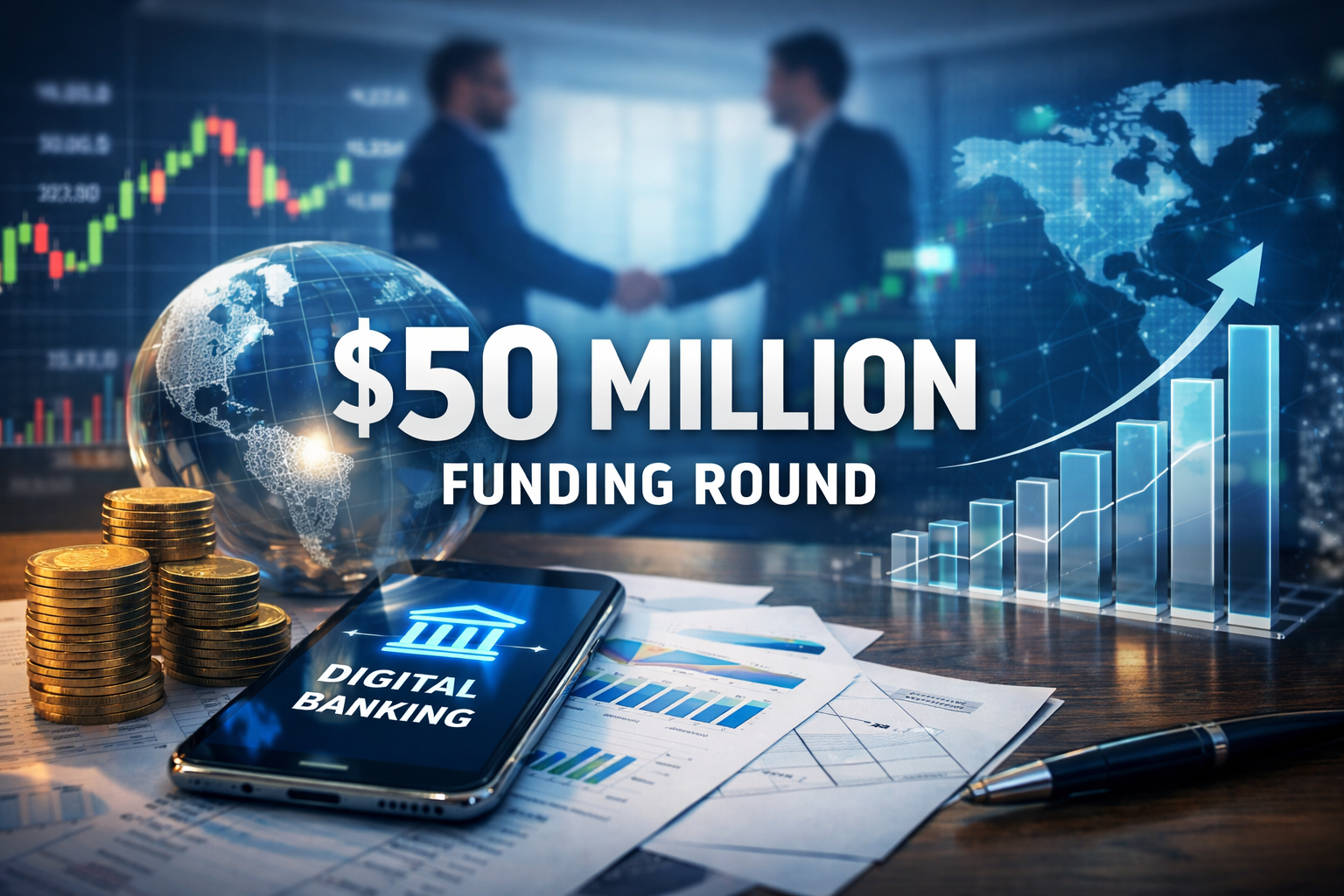 Global FinTech Startup Secures $50 Million Series B to Expand Digital Banking Solutions