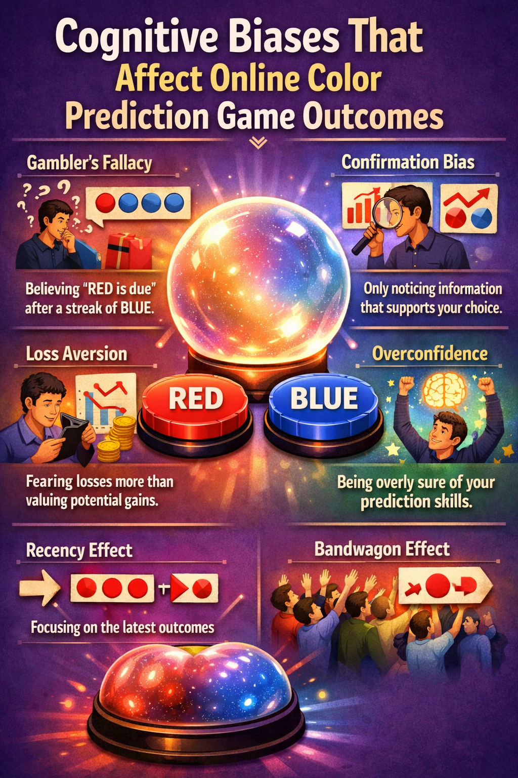 Cognitive Biases That Affect Online Color Prediction Game Outcomes