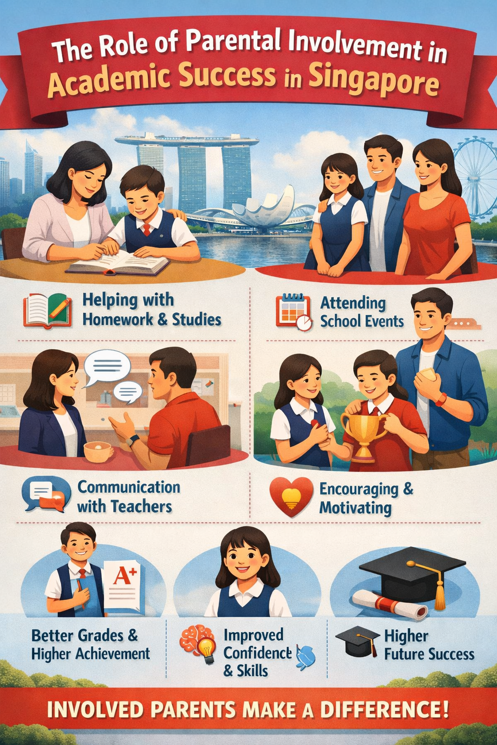 The Role of Parental Involvement in Academic Success in Singapore