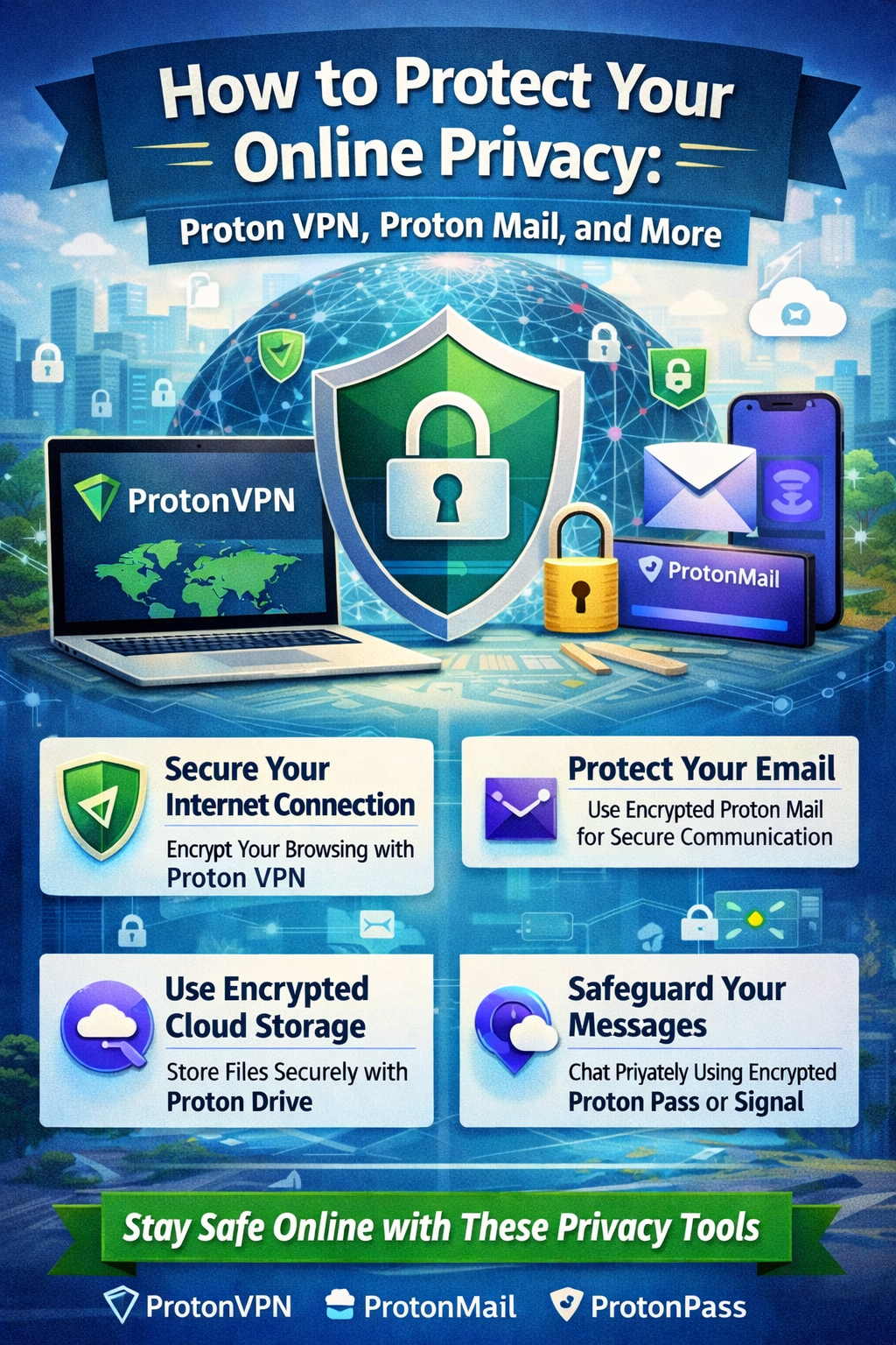 How to Protect Your Online Privacy: Proton VPN, Proton Mail, and More