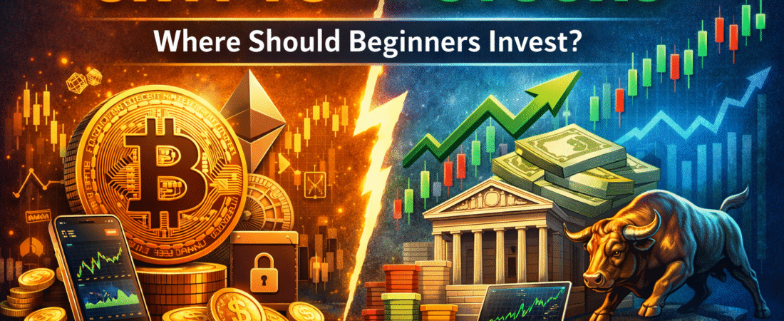 Crypto vs Stocks: Where Should Beginners Invest?