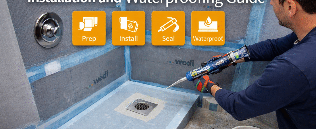 Wedi Shower System Installation and Waterproofing Guide