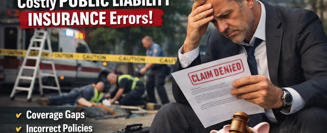 Don’t lose out: Costly public liability insurance errors