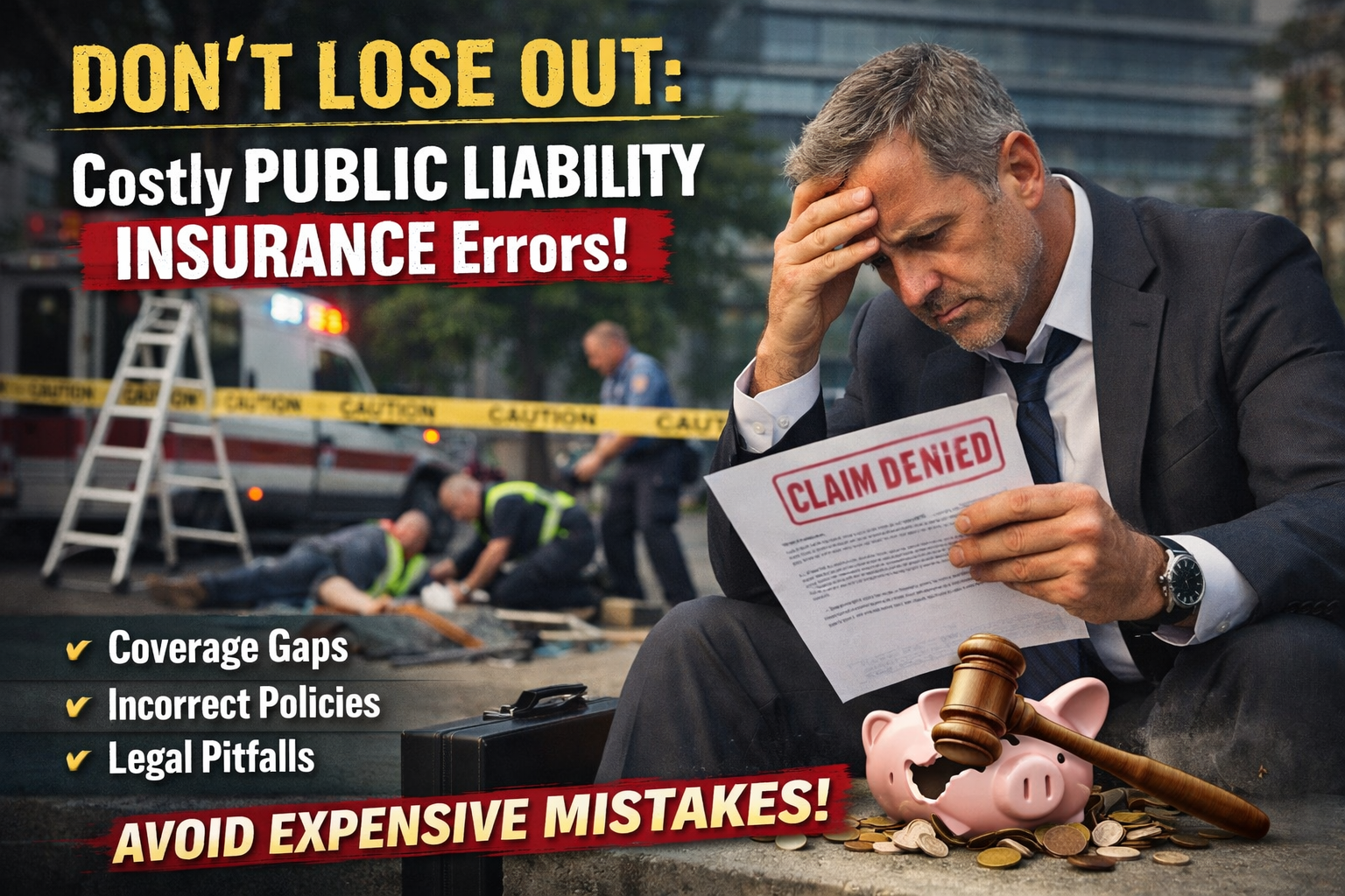 Don’t lose out: Costly public liability insurance errors