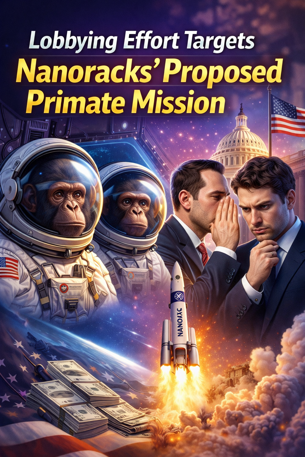 Lobbying Effort Targets Nanoracks’ Proposed Primate Mission