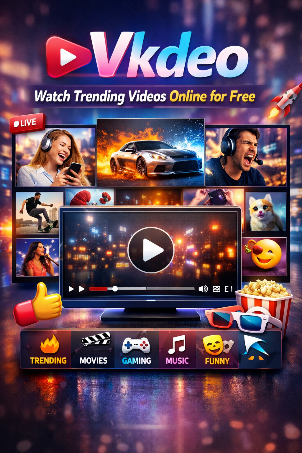 Vkdeo – Watch Trending Videos Online for Free