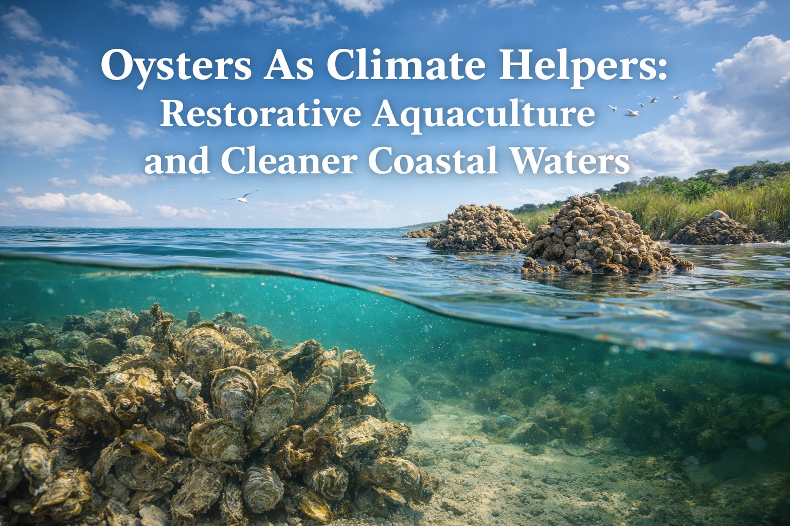 Oysters As Climate Helpers: Restorative Aquaculture and Cleaner Coastal Waters