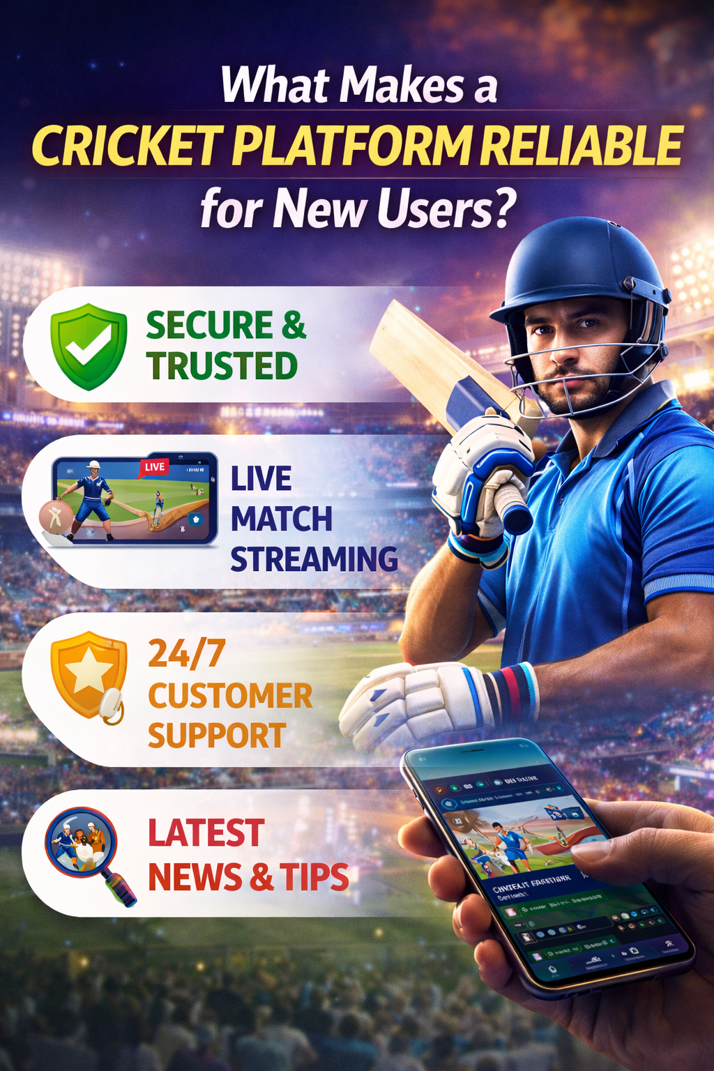 What Makes a Cricket Platform Reliable for New Users?