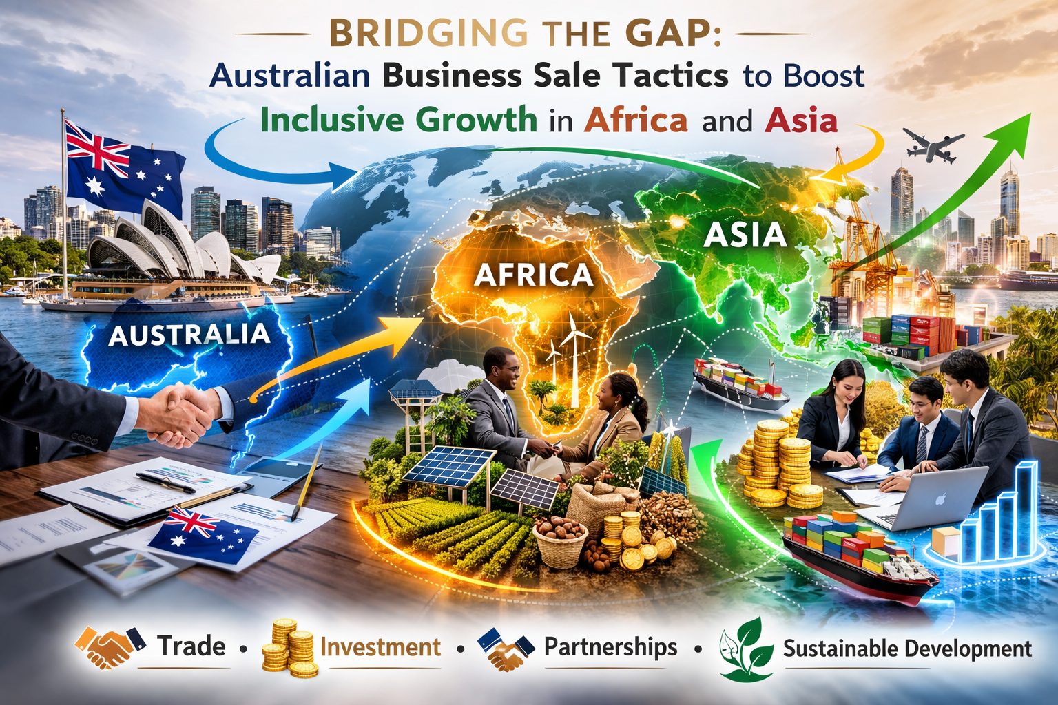 Bridging the Gap: Australian Business Sale Tactics to Boost Inclusive Growth in Africa and Asia