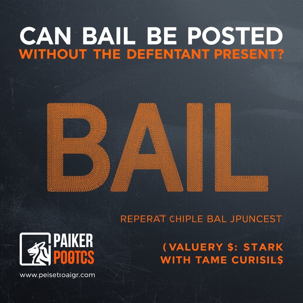 Can Bail Be Posted Without the Defendant Present?