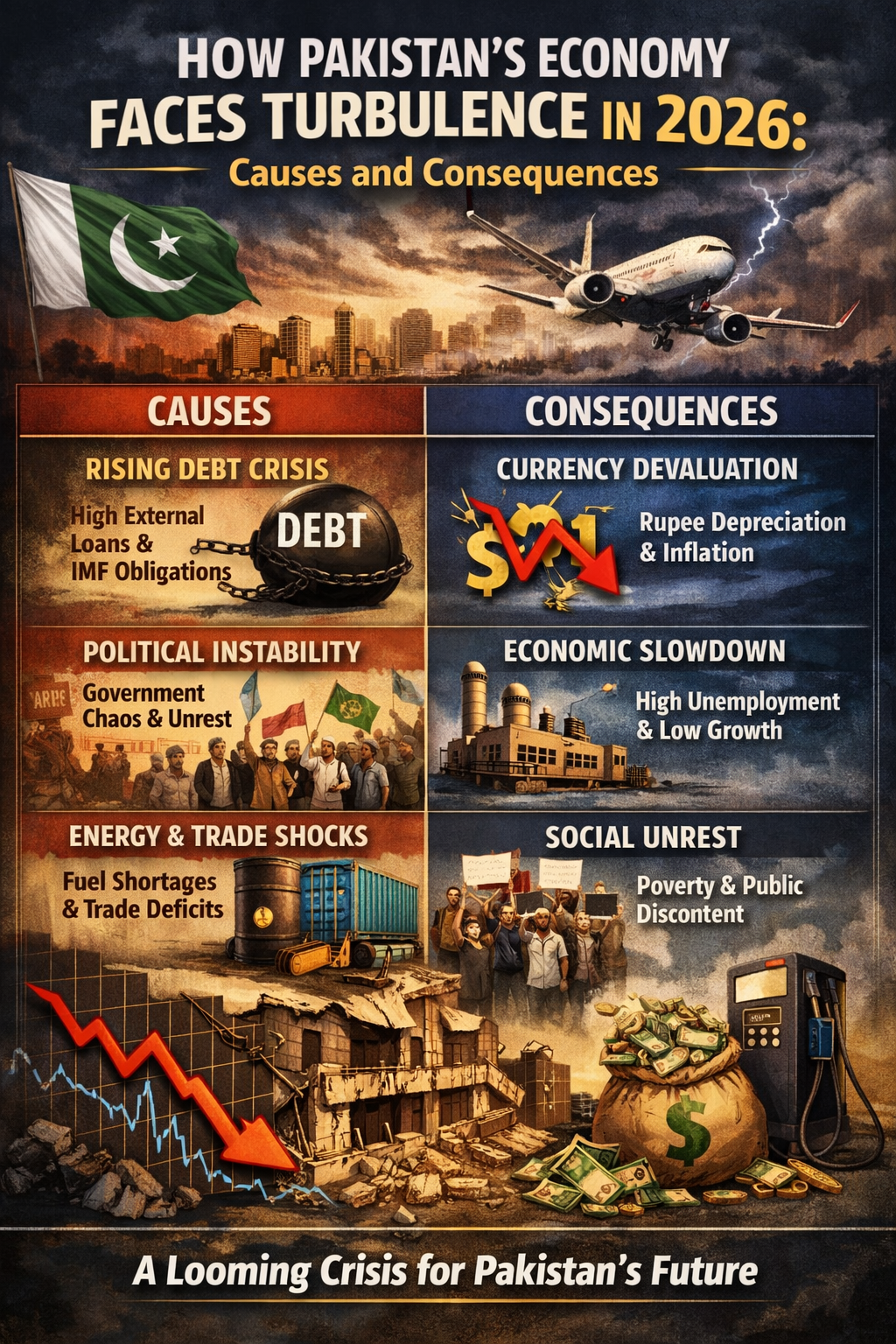How Pakistan’s Economy Faces Turbulence in 2026: Causes and Consequences