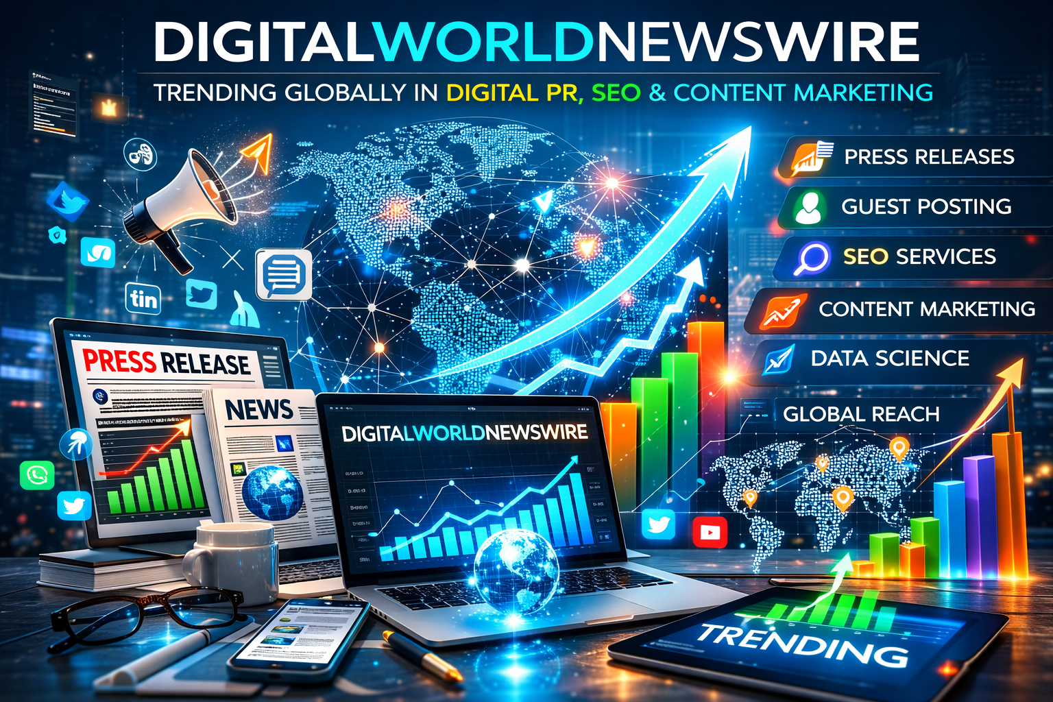 DigitalWorldNewsWire Gossip: Why the Platform Is Trending in Digital Marketing, SEO, and Global PR
