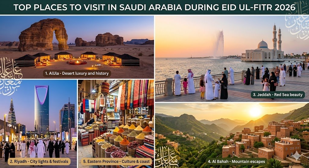 Top Places to Visit in Saudi Arabia During Eid ul‑Fitr 2026