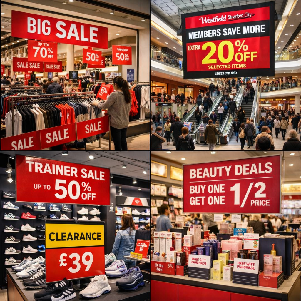 Trending Shopping Sales at Westfield Stratford City, London (Today, 2026 Guide)