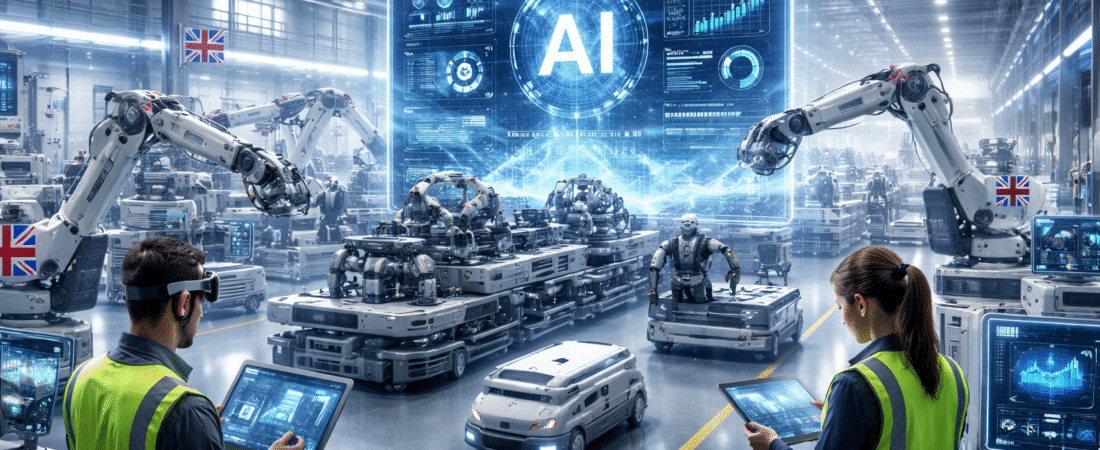 Role of AI in Manufacturing in the UK (2026)
