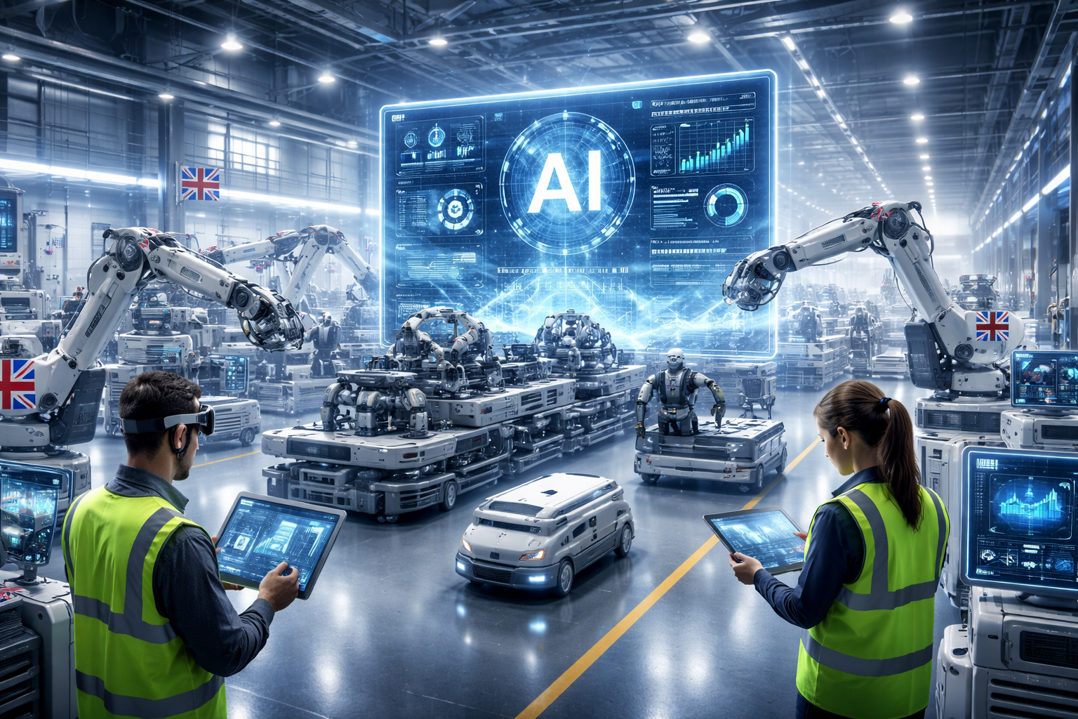 Role of AI in Manufacturing in the UK (2026)