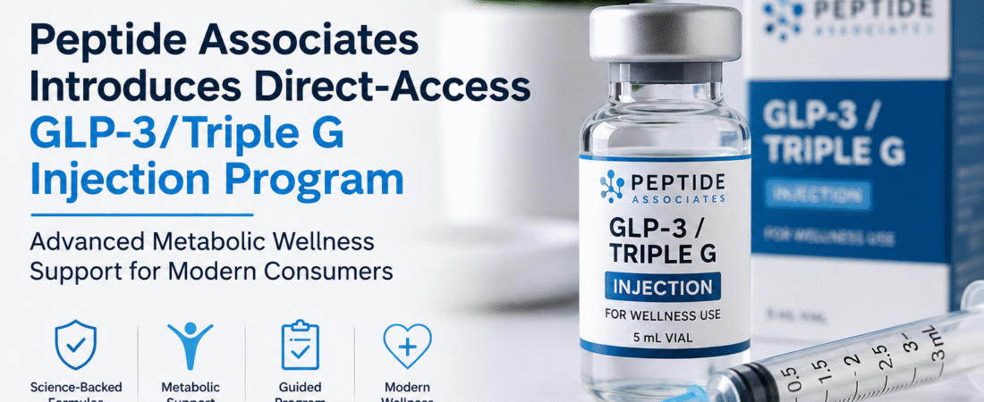 Peptide Associates Introduces Direct-Access GLP-3/Triple G Injection Program