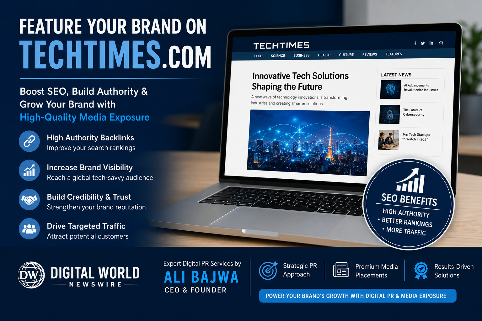 Feature Your Brand on TechTimes.com: The SEO, Link Building, and Brand Authority Benefits for Modern Businesses