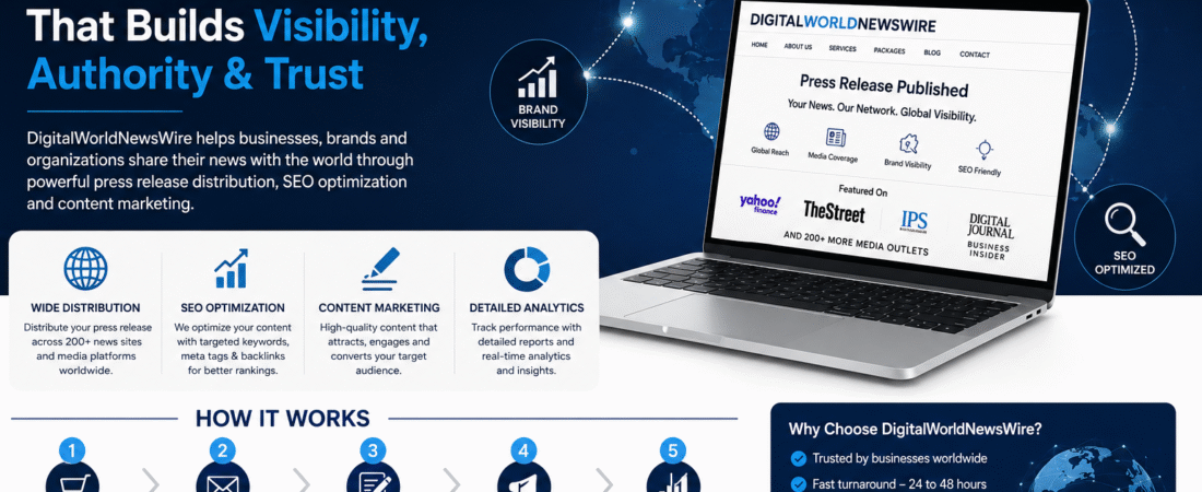 How DigitalWorldNewsWire Works: Press Release Distribution, Media Reach, and Brand Visibility Explained